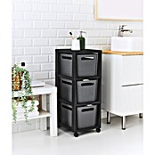 Rotho Aufbewahrungsbox Brisen mit Tower (L x B x H: 366 x 296 x 770 mm, Kunststoff, Anthrazit) | BAUHAUS