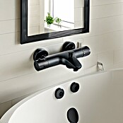 Universal de Grifería New Design Grifo termostático de bañera (Negro, Mate) | BAUHAUS