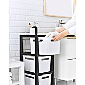 Rotho Aufbewahrungsbox Brisen mit Tower (L x B x H: 366 x 296 x 770 mm, Kunststoff, Weiß) | BAUHAUS