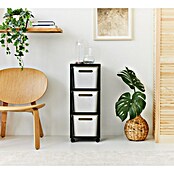 Rotho Aufbewahrungsbox Brisen mit Tower (L x B x H: 366 x 296 x 770 mm, Kunststoff, Weiß) | BAUHAUS