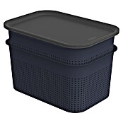 Rotho Aufbewahrungsbox Brisen (L x B x H: 265 x 185 x 175 mm, Kunststoff, Nachtblau, 4,5 l) | BAUHAUS