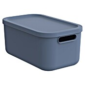 Rotho Aufbewahrungsbox Albula (L x B x H: 39,5 x 23,5 x 17,7 cm, Kunststoff, Horizonblau, 12 l) | BAUHAUS
