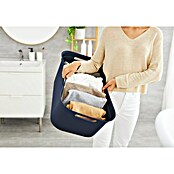 Rotho Wäschekorb Brisen (L x B x H: 596 x 396 x 232 mm, Nachtblau, 41 l, Kunststoff) | BAUHAUS