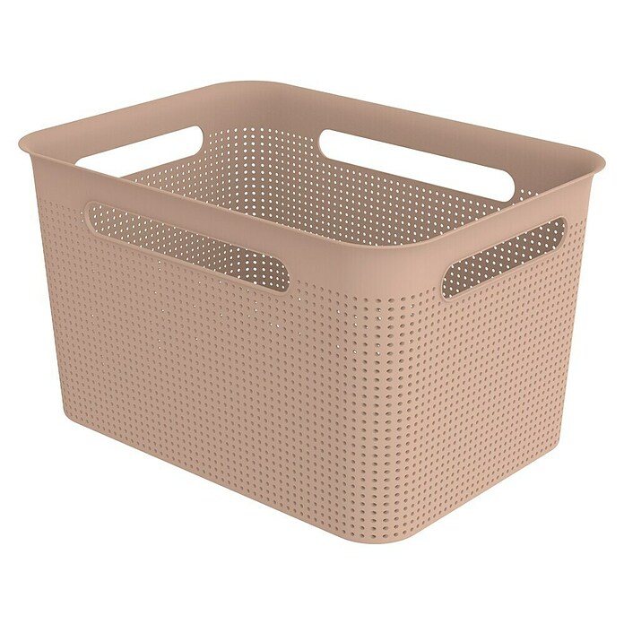 Rotho Aufbewahrungsbox Brisen (L x B x H: 360 x 262 x 211 mm, Kunststoff, Rosa, 16 l) | BAUHAUS