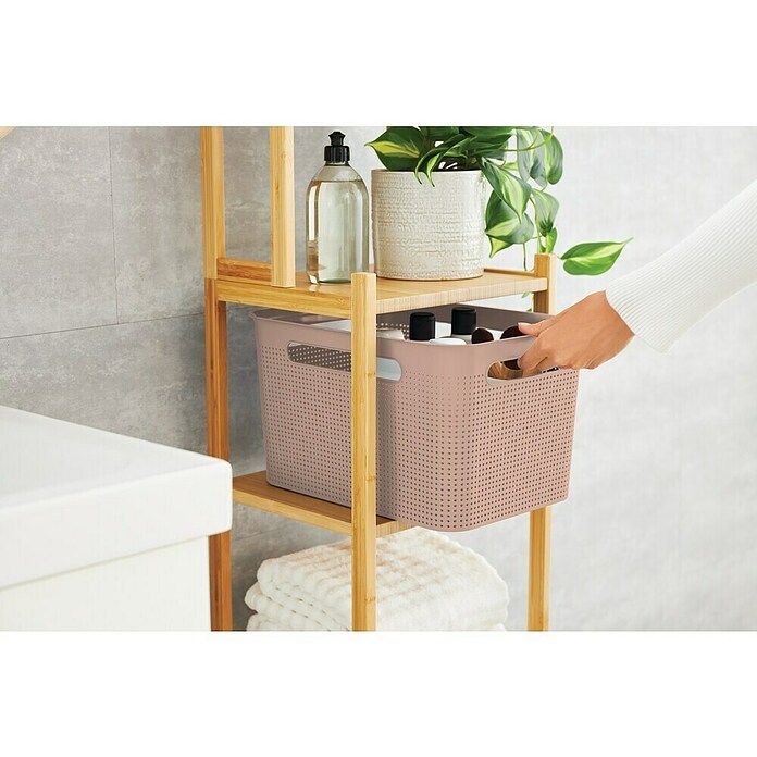 Rotho Aufbewahrungsbox Brisen (L x B x H: 360 x 262 x 211 mm, Kunststoff, Rosa, 16 l) | BAUHAUS