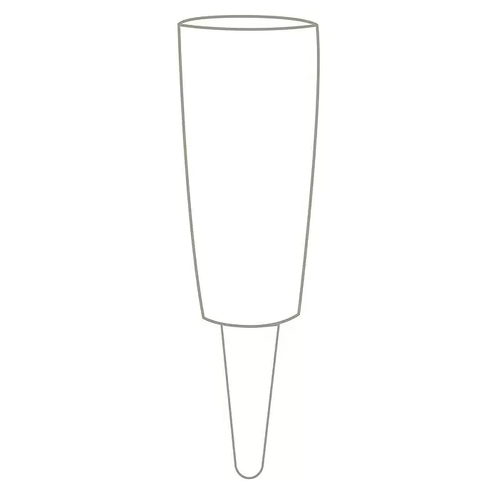 Scheurich Wasserspender Copa - 500 ml, Green - Weißer Applikatoraufsatz mit spitz zulaufender, abgerundeter Spitze.
