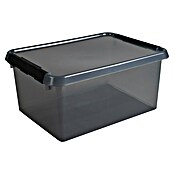 Sunware Opbergbox Comfort Line (l x b x h: 40 x 30 x 18 cm, Transparant grijs, Kunststof) | BAUHAUS