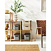 Rotho Aufbewahrungsbox Albula (L x B x H: 39,5 x 35,5 x 17,7 cm, Kunststoff, Anthrazit, 20 l) | BAUHAUS