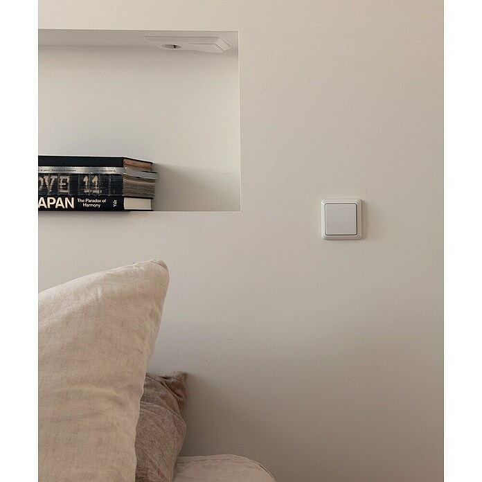 KlikAanKlikUit Draadloze wandschakelaar AWST-8900 (l x b x h: 8 x 8 x 1,7 cm, Reikwijdte detectiebereik: 30 m) | BAUHAUS