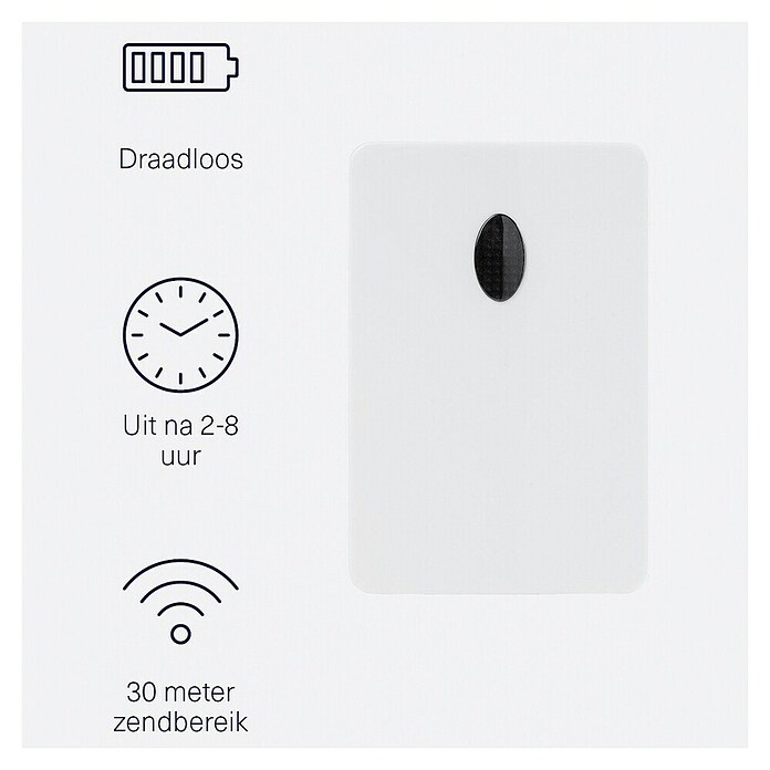Draadloze schemerschakelaar (Passend bij: Smart Bridge / Internet Control Station ICS-2000, Start-line ontvangers, l x b x h: 2,7 x 5,9 x 8,8 mm, Wit) | BAUHAUS