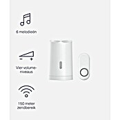 KlikAanKlikUit Draadloze deurbelset (Werkt op batterijen) | BAUHAUS