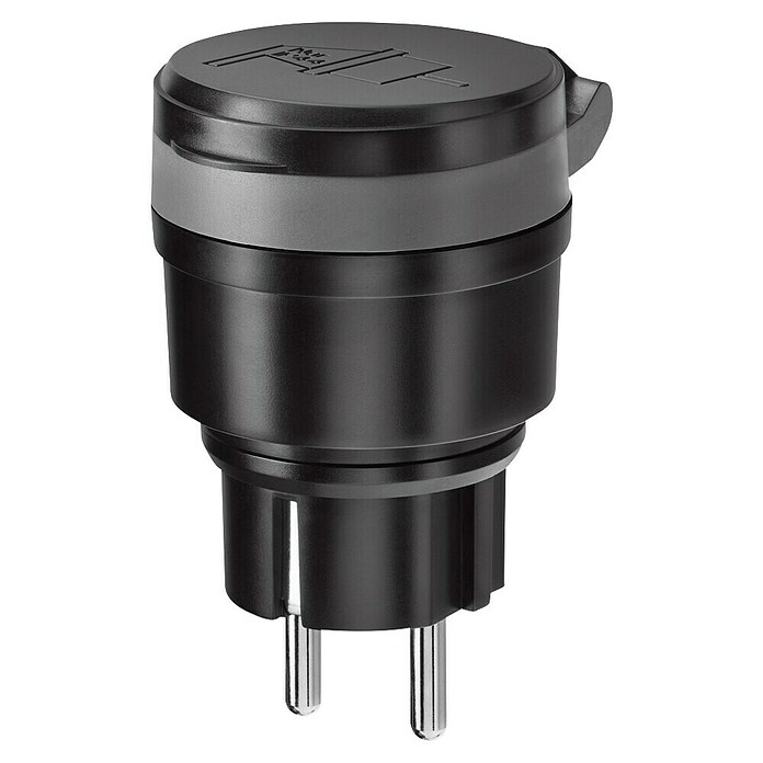Smart stopcontact (IP44, Zwart) | BAUHAUS