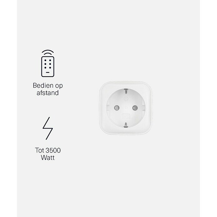 KlikAanKlikUit Smart stopcontact (Binnen, Wit) | BAUHAUS