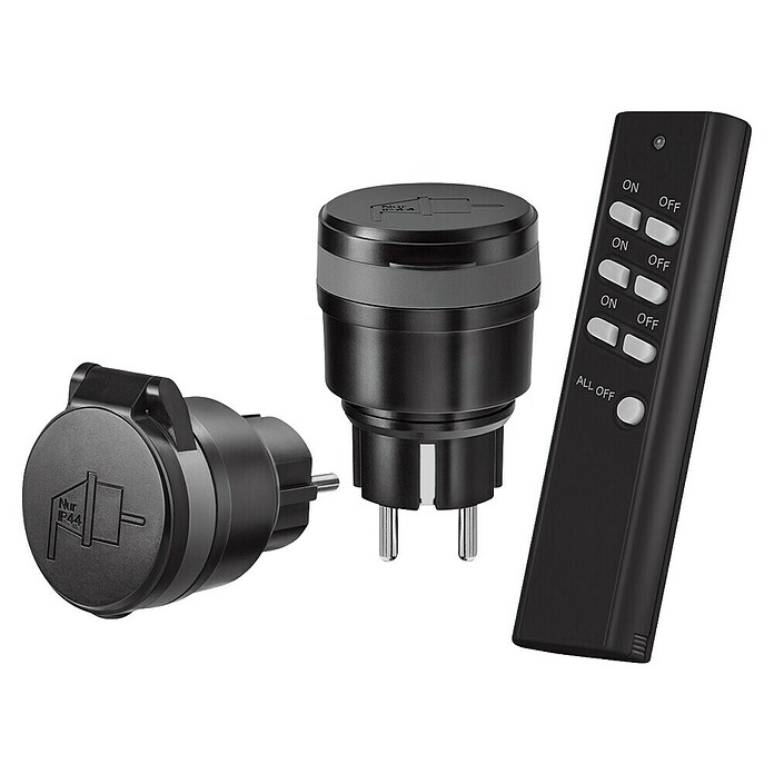 KlikAanKlikUit Draadloze wandschakelaar Set (Passend bij: Smart Bridge/Internet Control Station ICS-2000, Start-line ontvangers, Start-line zenders, IP44) | BAUHAUS