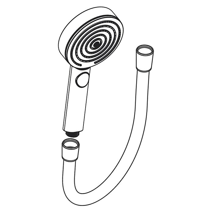 Hansgrohe Handbrause Pulsify S 105 3jet Activation EcoSmart (Anzahl Funktionen: 3 Stk., Durchmesser: 10,5 cm, Schwarz) | BAUHAUS