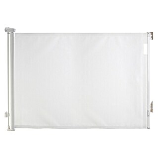 Dreambaby Reja de seguridad (L x Al: 140 x 90 cm, Blanco, Retráctil)