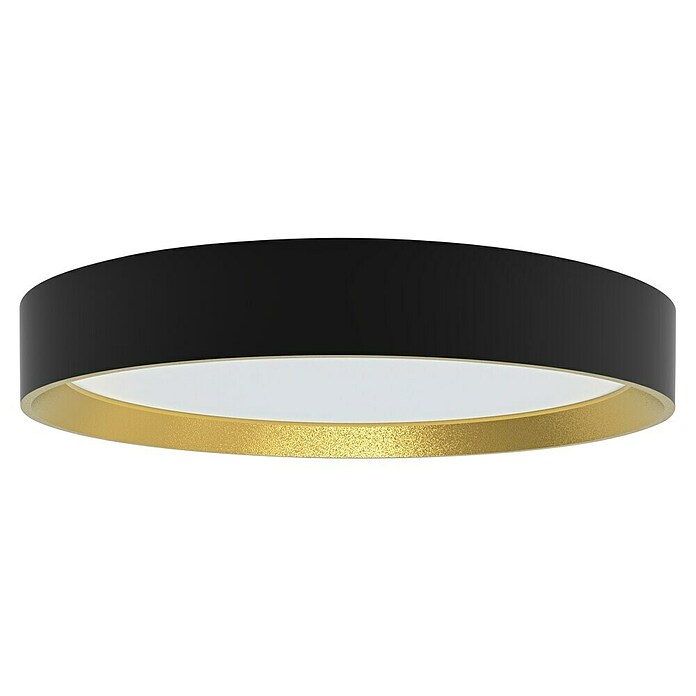 Philips Plafón LED redondo Hanno SceneSwitch (24 W, Ø x Al: 38,4 x 7 cm, Negro/Oro, Blanco cálido) | BAUHAUS