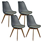 Silla Copenhague (Gris, 4 pzs.) | BAUHAUS