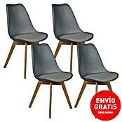 Silla Copenhague (Gris, 4 pzs.) | BAUHAUS