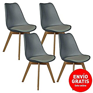 Silla Copenhague (Gris, 4 pzs.)