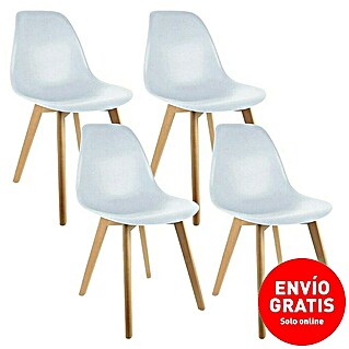 Silla Stockholm (Blanco, 4 pzs.)