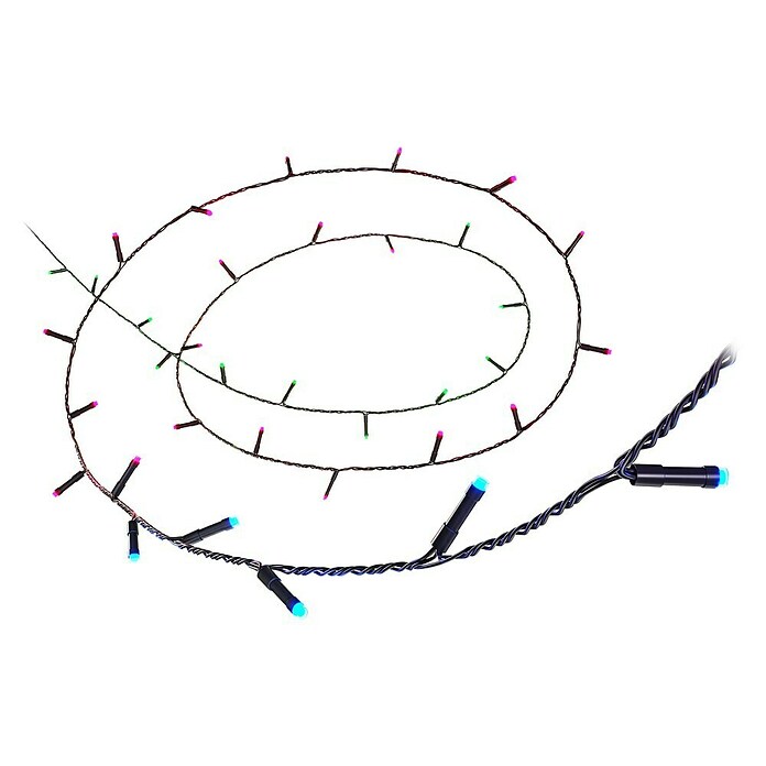 WiZ Guirnalda LED inteligente WiFi (Para interior, 20 m, Color de luz: Multicolor, 160 ud.) | BAUHAUS