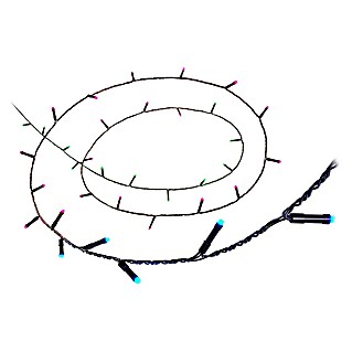 WiZ Guirnalda LED inteligente WiFi (Para interior, 20 m, Color de luz: Multicolor, 160 ud.)