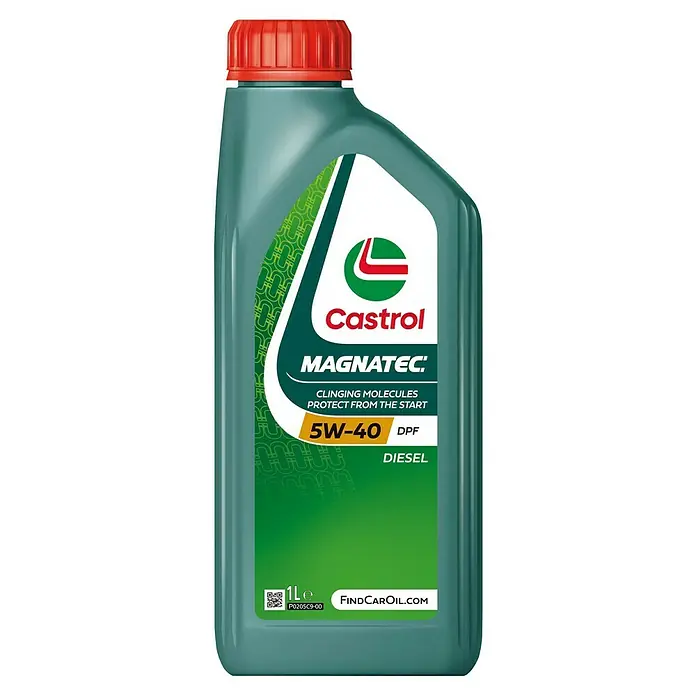 Castrol Leichtlaufmotorenöl Magnatec DPF - 5W-40, C3, 1.000 ml - Eine Flasche Castrol Magnatec 5W-40 DPF Diesel Motoröl. Das Öl schützt den Motor zuverlässig von Anfang an.