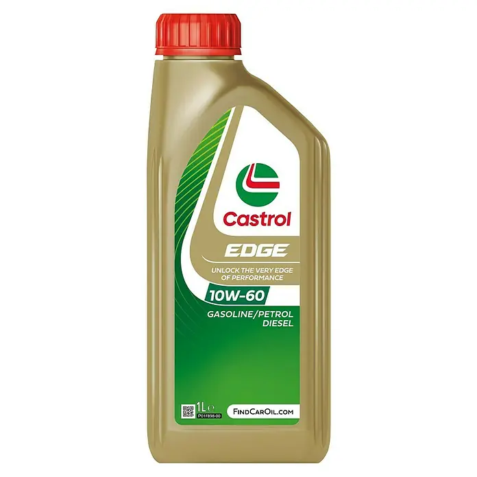Castrol Edge Hochleistungsmotorenöl 10W-60 - 1 l, 10W-60, A3/B3 - Ein Liter Castrol EDGE 10W-60 Motoröl, geeignet für Benzin-, Diesel- und Ottomotoren, für eine herausragende Motorleistung und Schutz.