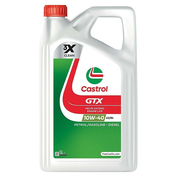 Castrol GTX Mehrbereichsöl Ultraclean (5 l, 10W-40) | BAUHAUS