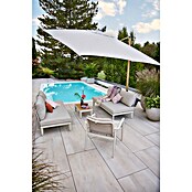 Sunfun Parasol de jardín Capri (Crudo, Dimensiones de la protección (L x An): 300 x 350 cm) | BAUHAUS