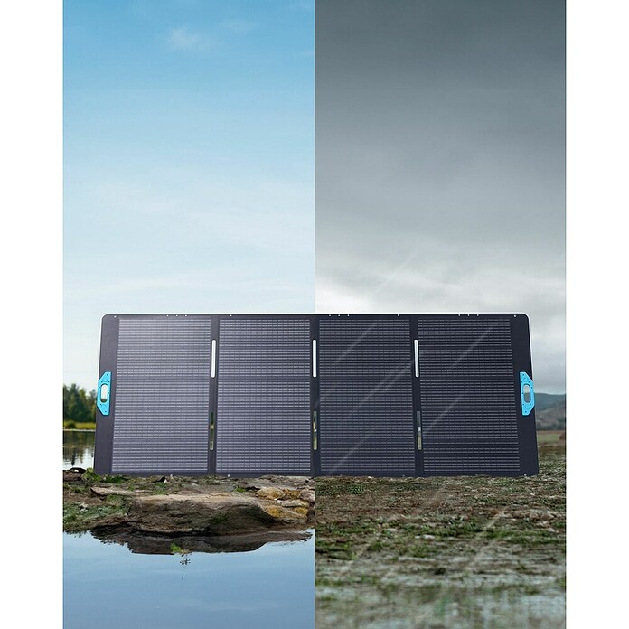 Anker Solix Solarmodul PS400 tragbar (Nennleistung: 400 W, L x B x H: 254 x 99 x 5 cm) | BAUHAUS