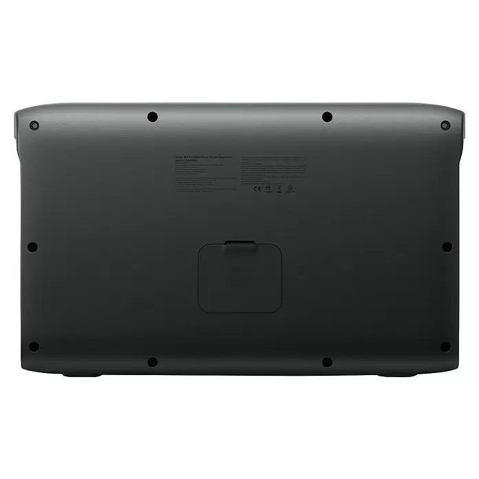 Anker Solix Akku Erweiterungsakku BP2600 -  - Anker 760 Portable Power Station Erweiterungsakku, dunkelgrau, Unterseite mit Anschluss.