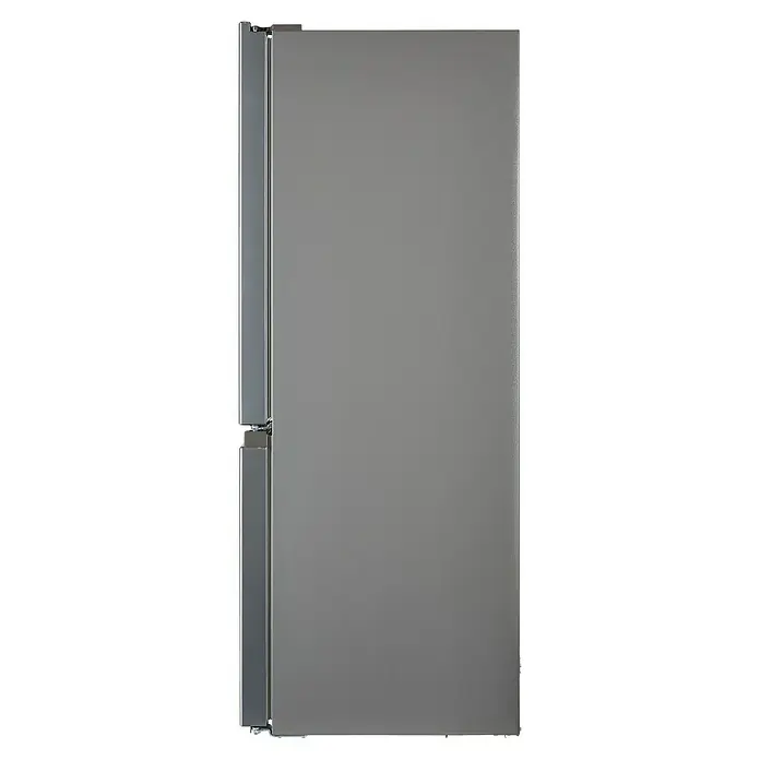 PKM Kühl-Gefrierkombination KS 218.4 S - Nutzinhalt Gesamt: 175 l, 56,2 x 49,5 x 143 cm, Silber - Grauer Kühlschrank mit Gefrierfach zur Aufbewahrung von Lebensmitteln, Getränken und anderen verderblichen Artikeln. Praktische Kühl-Gefrierkombination.
