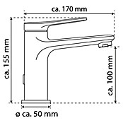 Camargue Waschtischarmatur Liana (Chrom, Glänzend) | BAUHAUS