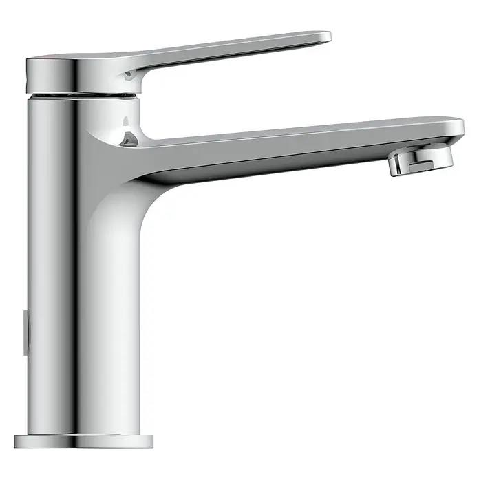 Camargue Waschtischarmatur Liana - Chrom, Glänzend - Ein glänzender Chrom-Wasserhahn, der modernes Design und Funktionalität für Badezimmer vereint. Ideal für stilvolle Waschtische.