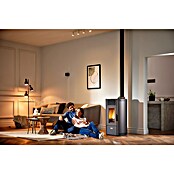 Qlima Pelletkachel Viola 85 S-line (3,2 kW - 8,5 kW, Verwarmingscapaciteit: 97 m³ - 220 m³, Zwart) | BAUHAUS