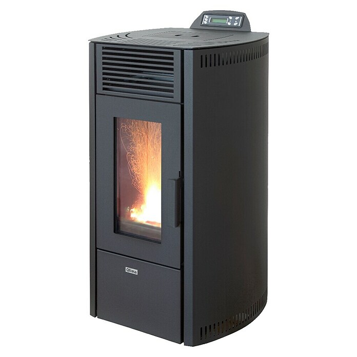 Qlima Pelletkachel Viola 85 S-line (3,2 kW - 8,5 kW, Verwarmingscapaciteit: 97 m³ - 220 m³, Zwart) | BAUHAUS