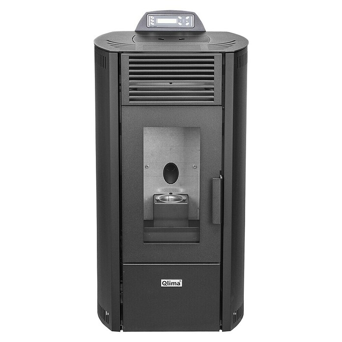 Qlima Pelletkachel Viola 85 S-line (3,2 kW - 8,5 kW, Verwarmingscapaciteit: 97 m³ - 220 m³, Zwart) | BAUHAUS