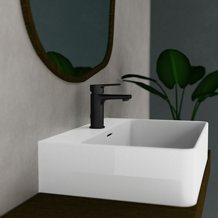 Camargue Wastafelkraan Tessa (Zwart, Mat) | BAUHAUS