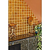 Mosaikfliese Quadrat Crystal Uni CM 4GO20 (30 x 30 cm, Gold, Glänzend)