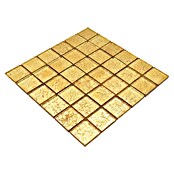 Mosaikfliese Quadrat Crystal Uni XCM 8GO25 (30 x 30 cm, Gold, Glänzend)