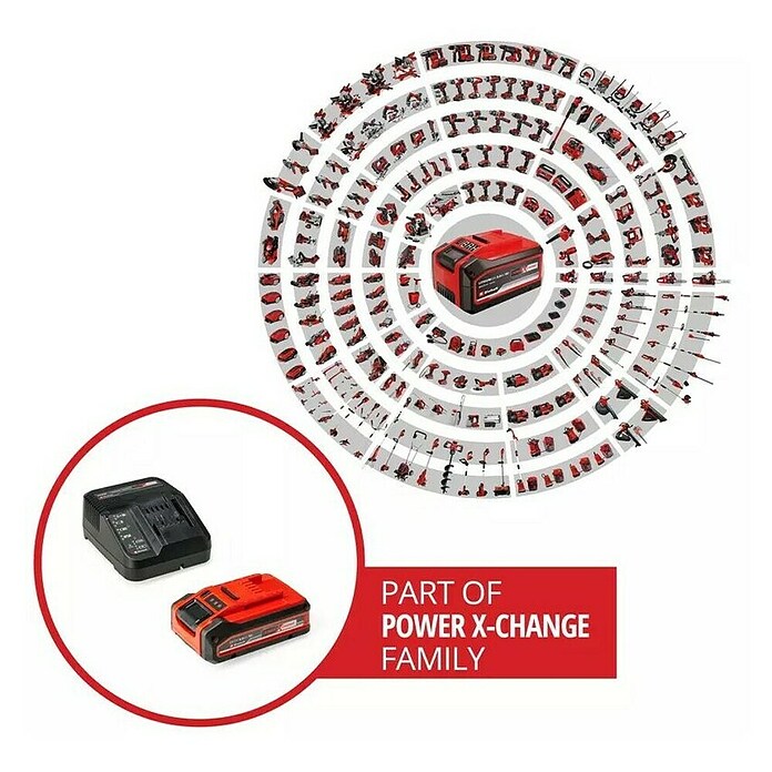 Einhell Power X-Change 18V Set de baterías (18 V, 4 Ah, Iones de litio, 1 batería) | BAUHAUS