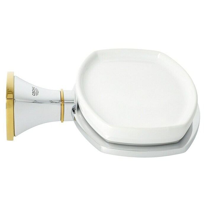 Grohe Grandera Seifenschale (Mit Halterung, Metall, Chrom/Gold) | BAUHAUS