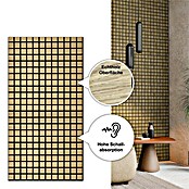 acous Akustikpaneel Blockbuster (Eiche hellbraun, 610 x 610 x 10,3 mm, 4 Stk.) | BAUHAUS