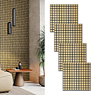 acous Akustikpaneel Blockbuster (Eiche hellbraun, 610 x 610 x 10,3 mm, 4 Stk.)