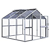 KGT Gewächshaus Novum III (Außenmaß inkl. Dachüberstand (B x T): 273 x 208 cm, Material Seitenwand: Glas, 4 mm, Pressblank) | BAUHAUS