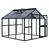 KGT Gewächshaus Novum III (Außenmaß inkl. Dachüberstand (B x T): 273 x 208 cm, Material Seitenwand: Glas, 4 mm, Tannengrün) | BAUHAUS