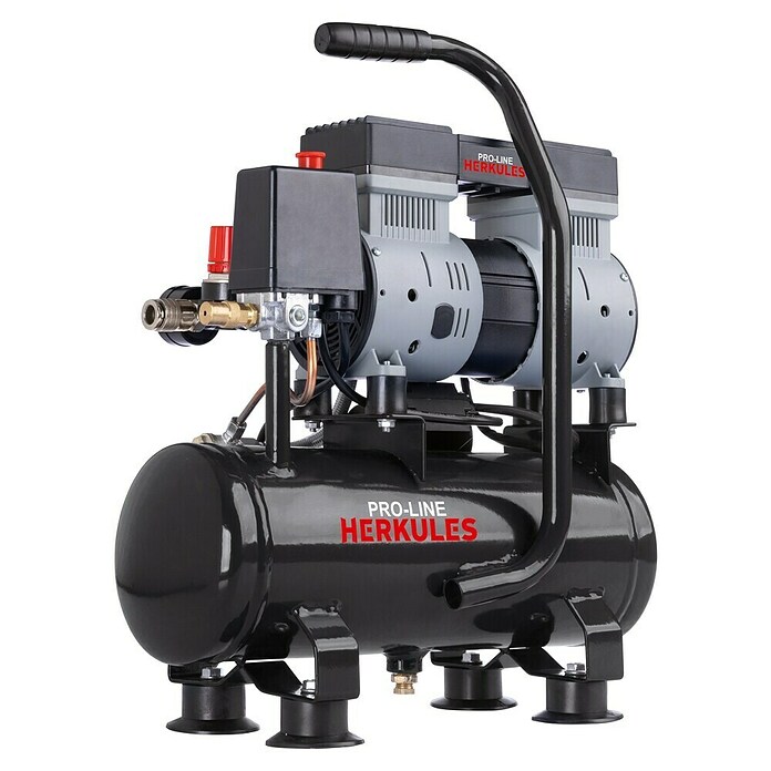 Herkules Kompressor Ultra Silent HC08SI 6L (Max. Druck: 8 bar, 6 l) | BAUHAUS