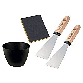 Set de espátulas para enmasillar (Acero)